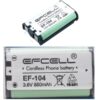 <h2 style="text-align: center;">Efcell EF-104 3.6 V-850mA Panasonic Telsiz Telefon Pili Özellikleri</h2>