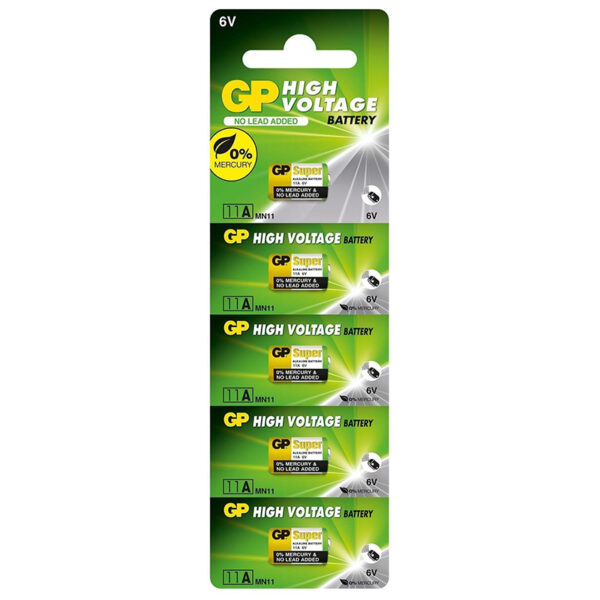 Gp 11a-2c5 Alkalın 6 Volt Pi̇l (5'li Paket)