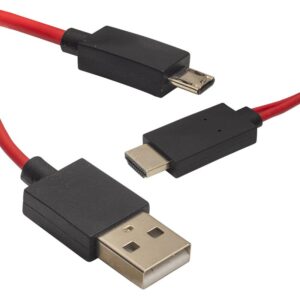 Powermaster Hc-18 Mhl Ki̇t Samsung S5 Hdmi Tv Bağlanti Kablosu