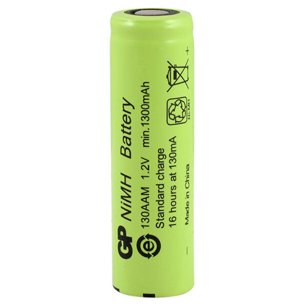 Gp 130aam 1.2 Volt 1300 Mah Düz Kafa Şarjli Kalem Pi̇l