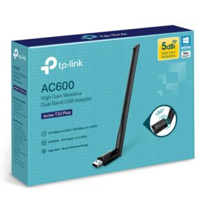 Tp-link Archer T2u Plus Ac600 600 Mbps Dualband Antenli̇ Usb Wireless Adaptör