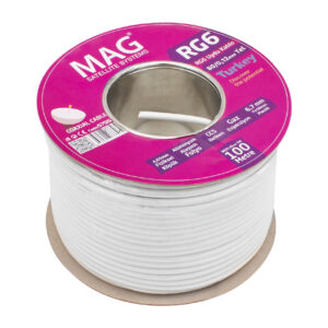 Mag Rg6/u6 1.02 Mm 80 Tel Ccs Makarali Yerli̇ Üreti̇m Anten Kablosu (100 Metre)
