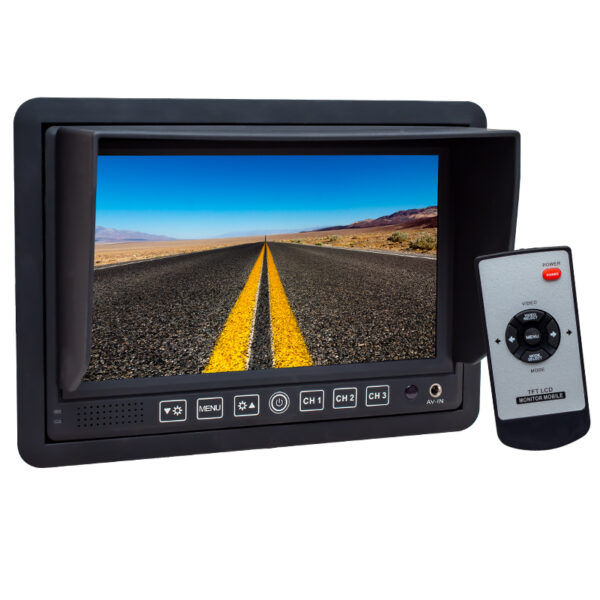 Powermaster Pm-5879 7 12v-24v 3 Kanal Av Gi̇ri̇şli̇ Moni̇tör
