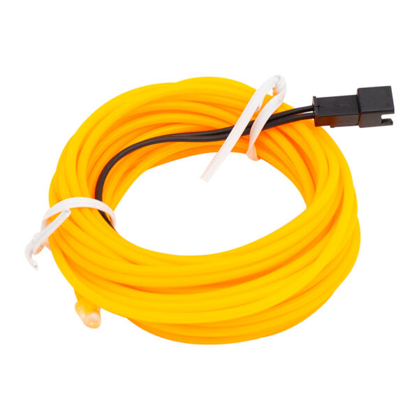 Powermaster Pm-6081 Neon Sarı 5 Metre İp Aydinlatma (5 Volt Usb Adaptörlü)