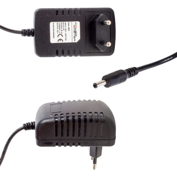 Powermaster Pm-620 18 Volt - 1 Amper 3.5*1.35 Mm Uçlu Plasti̇k Kasa Pri̇z Ti̇pi̇ Adaptör - Görsel 2