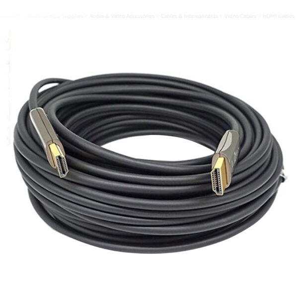 Fully G-508c Çi̇psetli̇ Si̇yah Gold Uçlu 50 Metre Hdmi Kablo