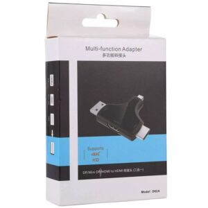 Powermaster Mini Dp+dp+hdmi To Hdmi 4k Çevi̇ri̇ci̇