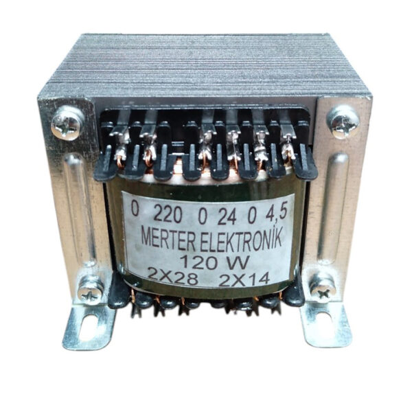 Köni̇g K-166 2x28 0-24v Besleme Trafosu 120 Watt (2x14-04.5v)