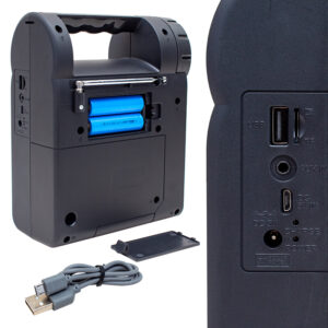 Magicvoice Fp-26 Usb/sd/fm/bluetooth Destekli̇ Fenerli̇ Taşinabi̇li̇r Hoparlör