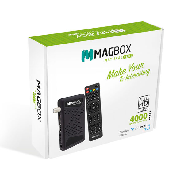 Magbox Natural Plus Tkgsli̇ + Youtubelu Full Hd + Usb Mini Hd Uydu Alıcısı - Görsel 3