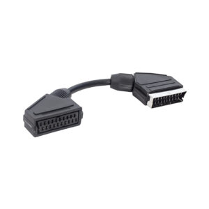 <h2 style="text-align: center;">Scart Erkek Scart Dişi Ara Kablo 20 Cm Elektromer</h2>