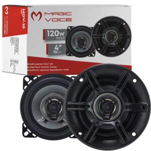 Magicvoice Mgv-10 10 Cm 120 Watt Kapaklı Tweeterli Hoparlör (2'li Takım)