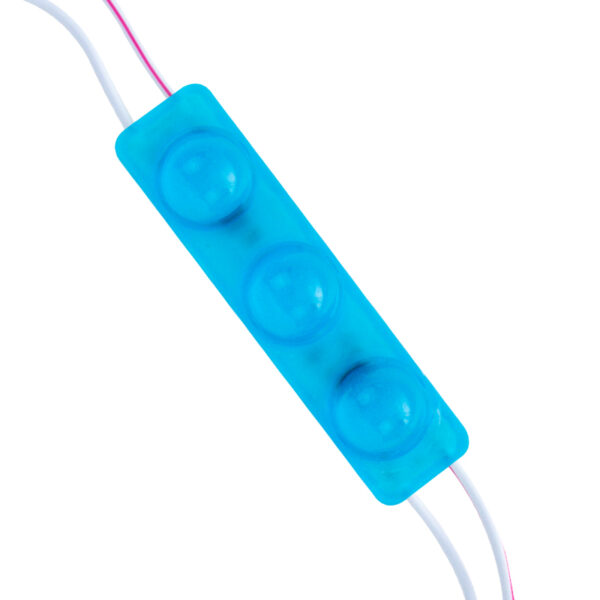 Powermaster Modül Led 12v 1.5w Mavi̇ Yanip Sönen Parlak Tek Renk 2835 69x16 Mm Ip65 160-180lm 160 Derece