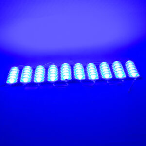 Powermaster Modül Led 12v 4w Mavi̇ 3030 10x53.8 Mm Ip65 260-280lm 180 Derece