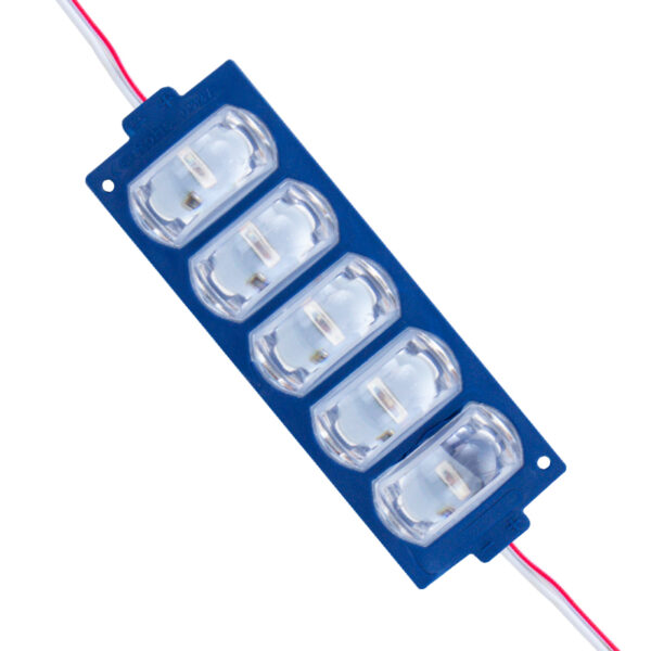 Powermaster Modül Led 12v 4w Mavi̇ 3030 10x53.8 Mm Ip65 260-280lm 180 Derece
