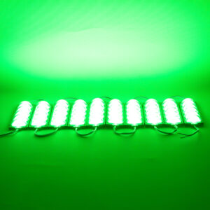 Powermaster Modül Led 12v 4w Yeşi̇l 3030 10x53.8 Mm Ip65 260-280lm 180 Derece