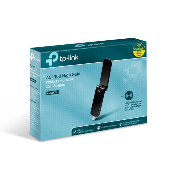 Tp-link Archer T4u 1300 Mbps Dual Band Wifi Adaptör - Görsel 3