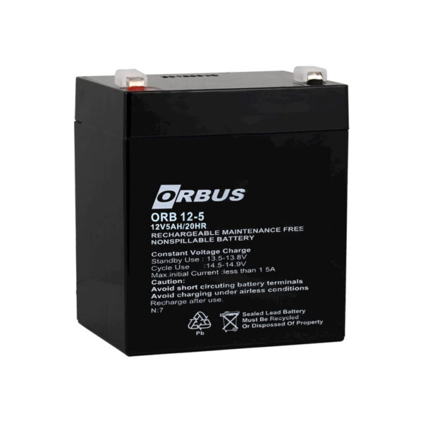 Orbus Orb12-5 12 Volt - 5 Amper Kuru Akü (90 X 70 X 101 Mm)