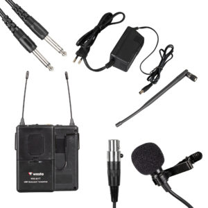 Westa Wm-441t Uhf Çi̇ft Kanal 1 Yaka Telsi̇z Mi̇krofon