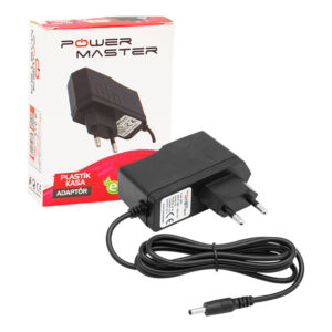 Powermaster Pm-8113 12 Volt - 1 Amper 3.5*1.35 Mm Uçlu Pri̇z Ti̇pi̇ Adaptör