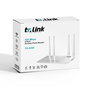 Tr-link Tr-4000 300 Mbps 4 Port 4 Antenli̇ Access Point Router