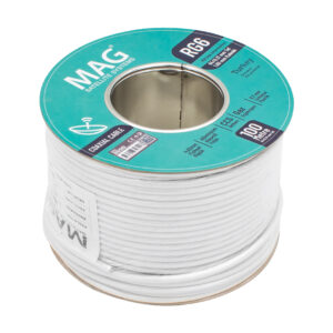 Mag Rg6/u6 1.00 Mm 64*0.12 Tel Ccs Makarali Yerli̇ Üreti̇m Anten Kablosu (100 Metre)