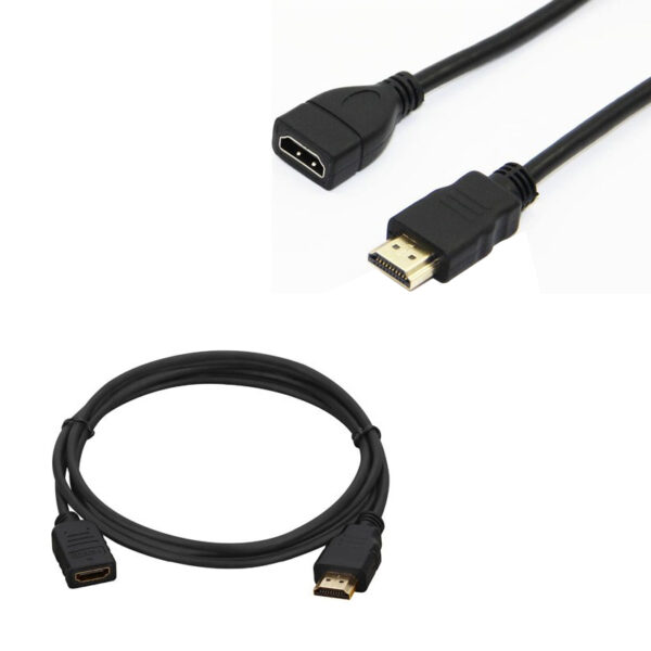 Erkek Dışi̇ Gold Uçlu 25 Cm Uzatma Hdmi Kablo (mini Hd Rec. İçi̇n)